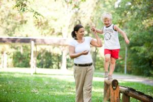 Mutter und Sohn